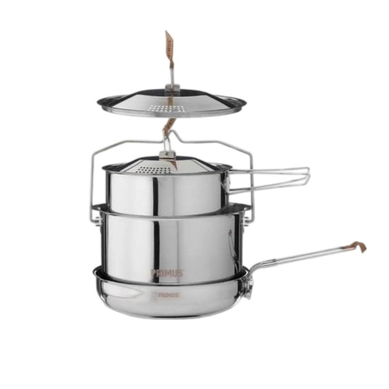 3 pcs stainless steel pot set
