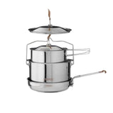 3 pcs stainless steel pot set