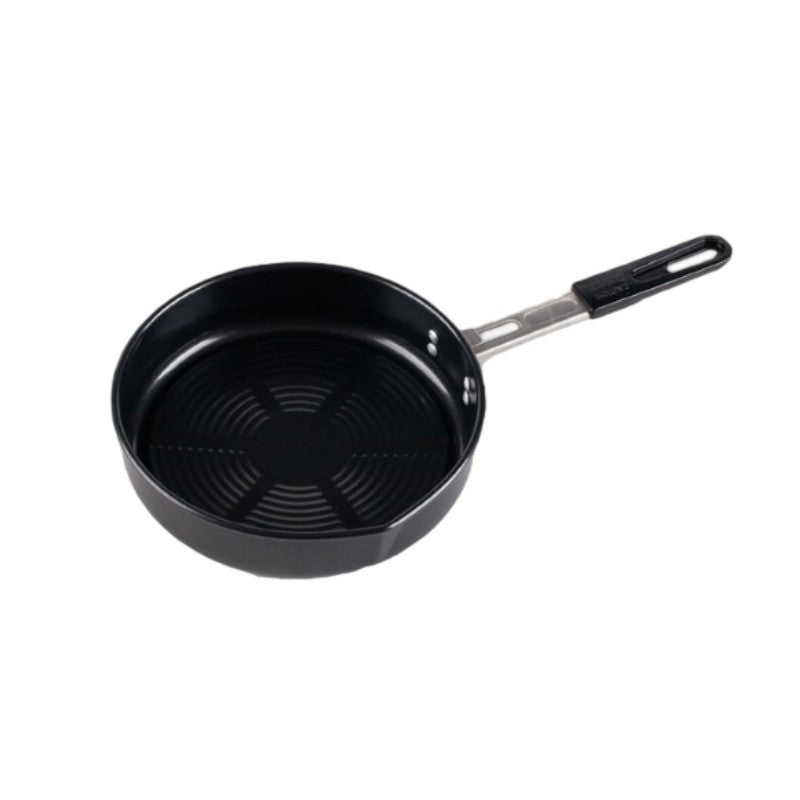 Foldable handle non-stick frying pan